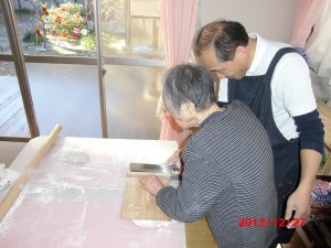 年越しそばを打ちました
